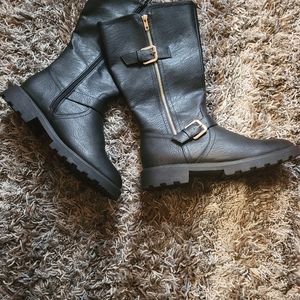 Buckle Up Rider Mid Calf Boots